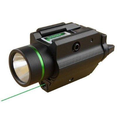 Tactical M6 BK CREE LED Flashlight & Green Laser Sight Combo